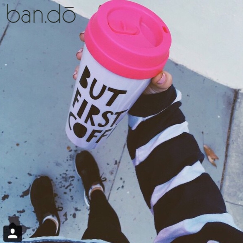 Ban.do Hot Stuff Insulated Thermal Travel Mug Tumbler